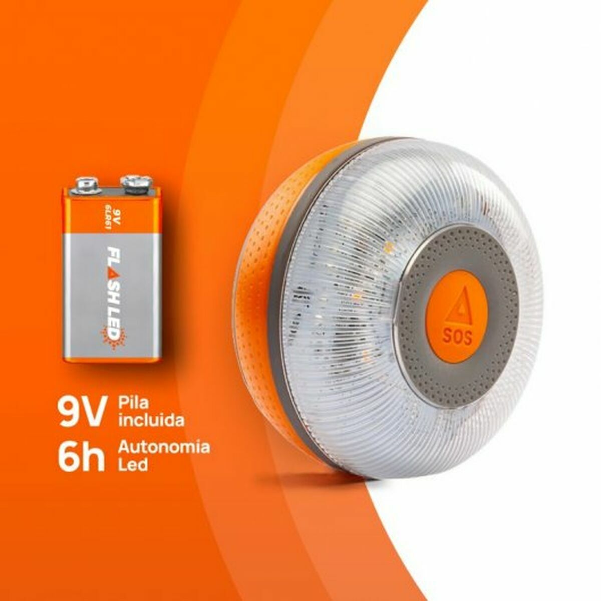 V16-Notfallleuchte verbunden FlashLed V16